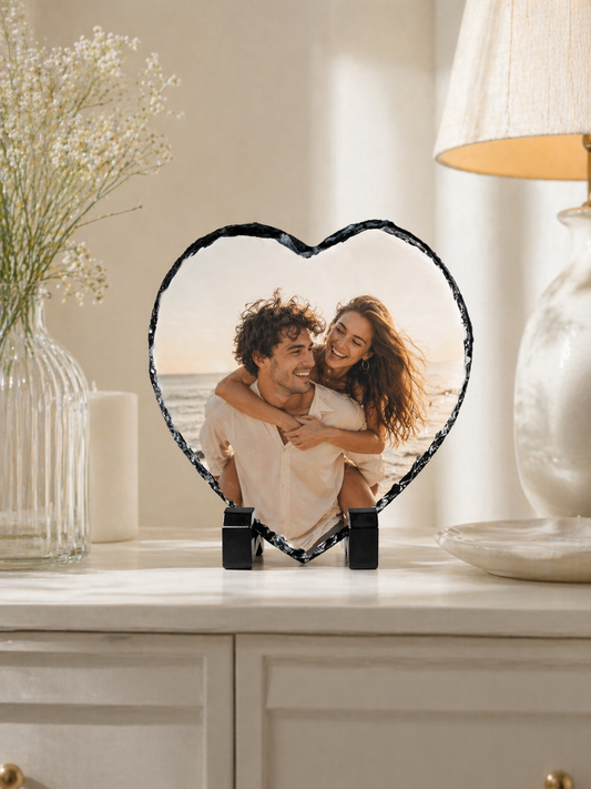 Heart Photo on Slate