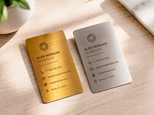 Metal Business Cards