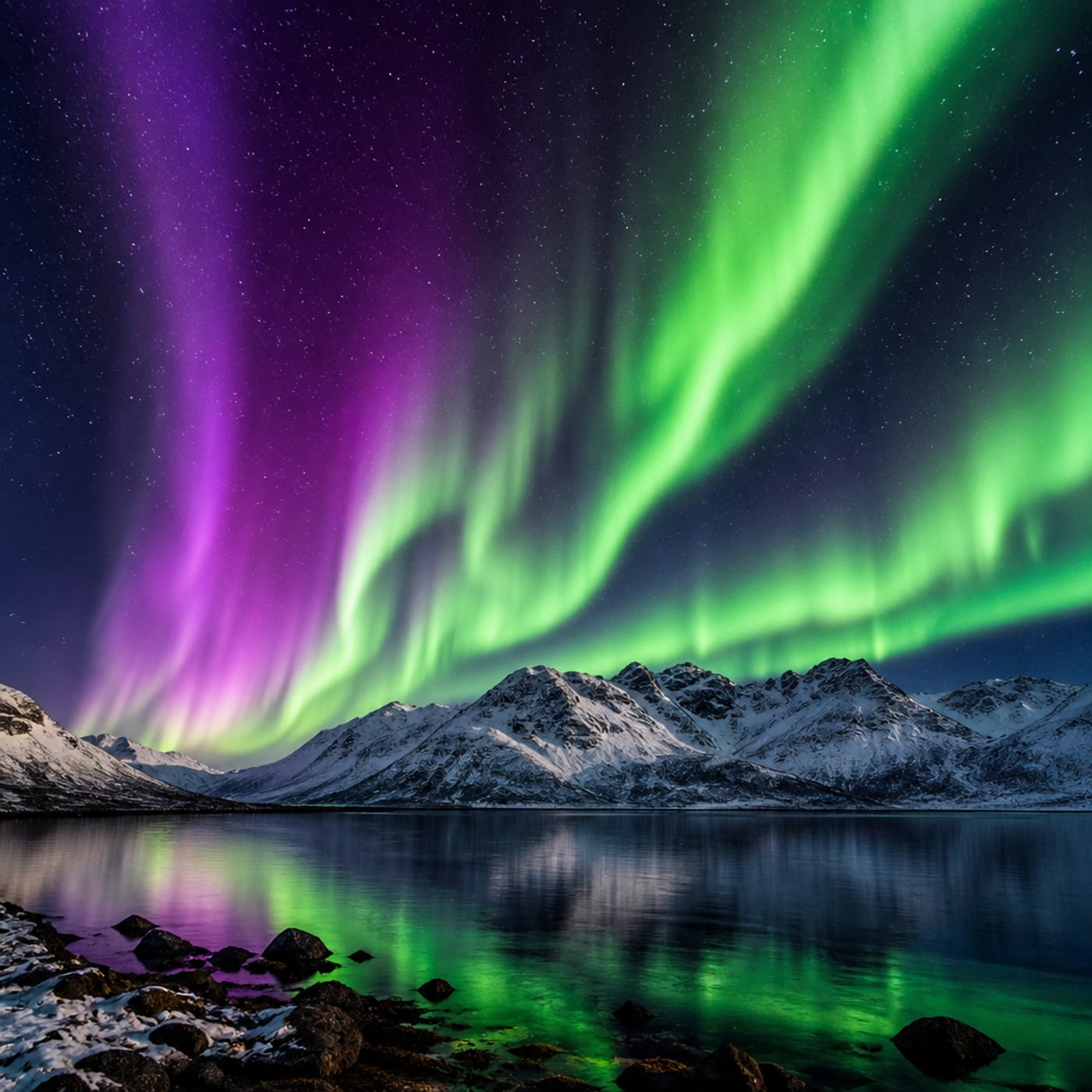 Northern lights ready look